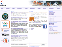 Tablet Screenshot of nefub.nl